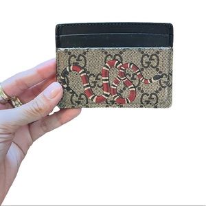 Gucci Snake Cardholder